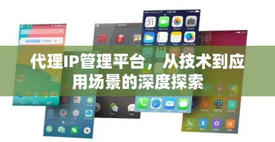 代理IP管理平台,从技术到应用场景的深度探索