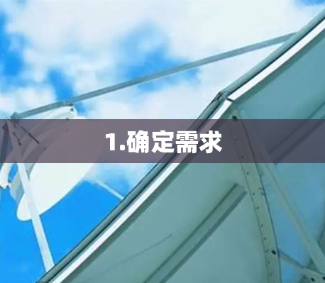 1.确定需求 1.确定需求