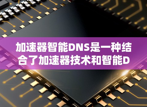 加速器智能DNS是一种结合了加速器技术和智能DNS功能的解决方案,旨在提高DNS解析的效率和性能。以下是对加速器智能DNS的详细分析 加速器智能DNS是一种结合了加速器技术和智能DNS功能的解决方案,旨在提高DNS解析的效率和性能。以下是对加速器智能DNS的详细分析