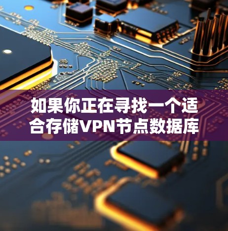 如果你正在寻找一个适合存储VPN节点数据库的方案，以下是一些可能的选择和建议