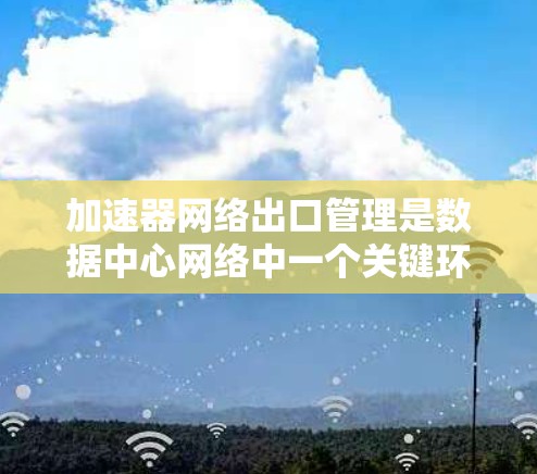 加速器网络出口管理是数据中心网络中一个关键环节,旨在优化外部数据传输性能。以下是对该管理的详细分析 加速器网络出口管理是数据中心网络中一个关键环节,旨在优化外部数据传输性能。以下是对该管理的详细分析