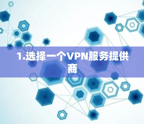 1.选择一个VPN服务提供商 1.选择一个VPN服务提供商