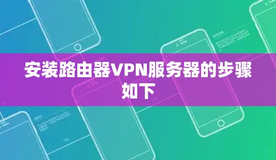安装路由器VPN服务器的步骤如下