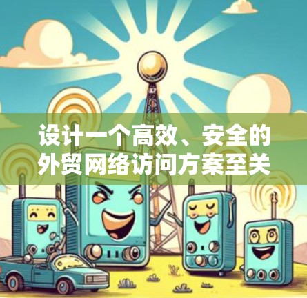 设计一个高效、安全的外贸网络访问方案至关重要,确保公司运营的稳定和客户体验的优质。以下是一个结构化的方案,涵盖关键要素 设计一个高效、安全的外贸网络访问方案至关重要,确保公司运营的稳定和客户体验的优质。以下是一个结构化的方案,涵盖关键要素