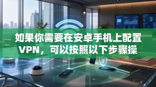 如果你需要在安卓手机上配置VPN，可以按照以下步骤操作
